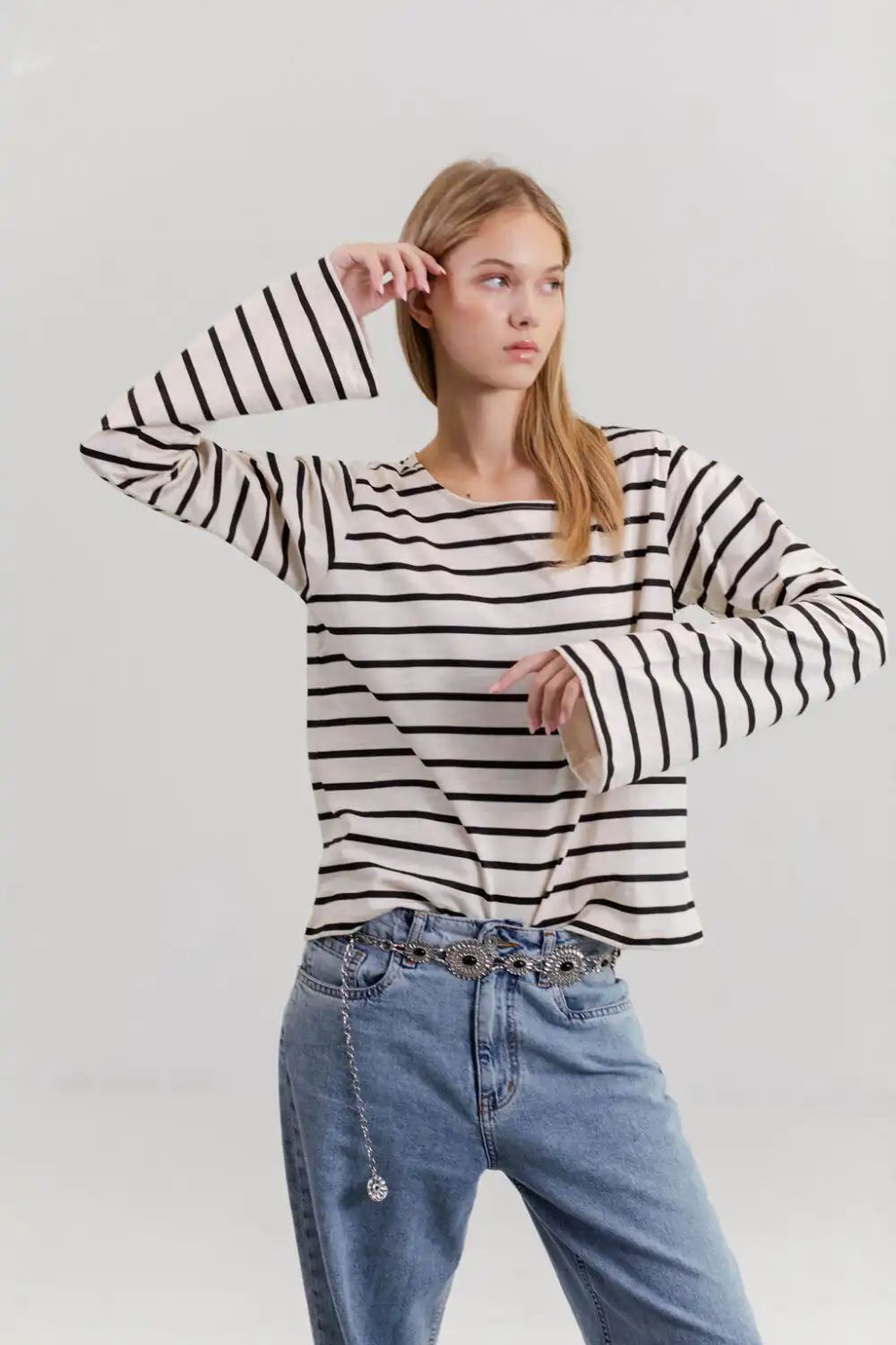 MAJICA BELLE STRIPES - Slika 7