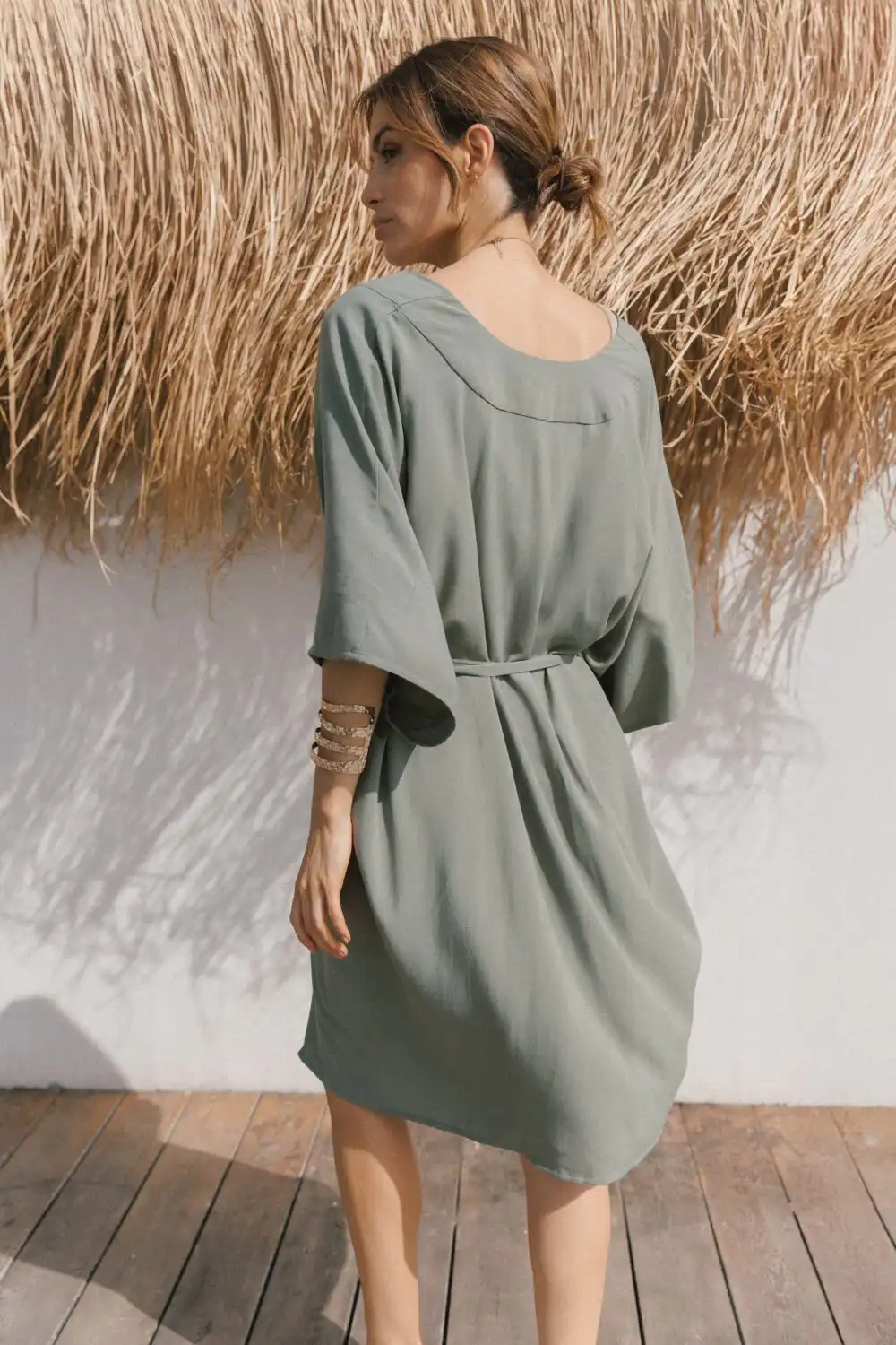 KIMONO LAGANINI OLIVE - Slika 7