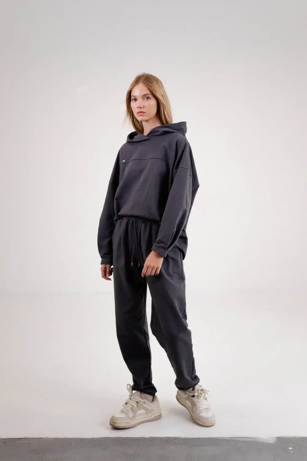 TRENERKA CASUAL DARK GREY - Slika 7
