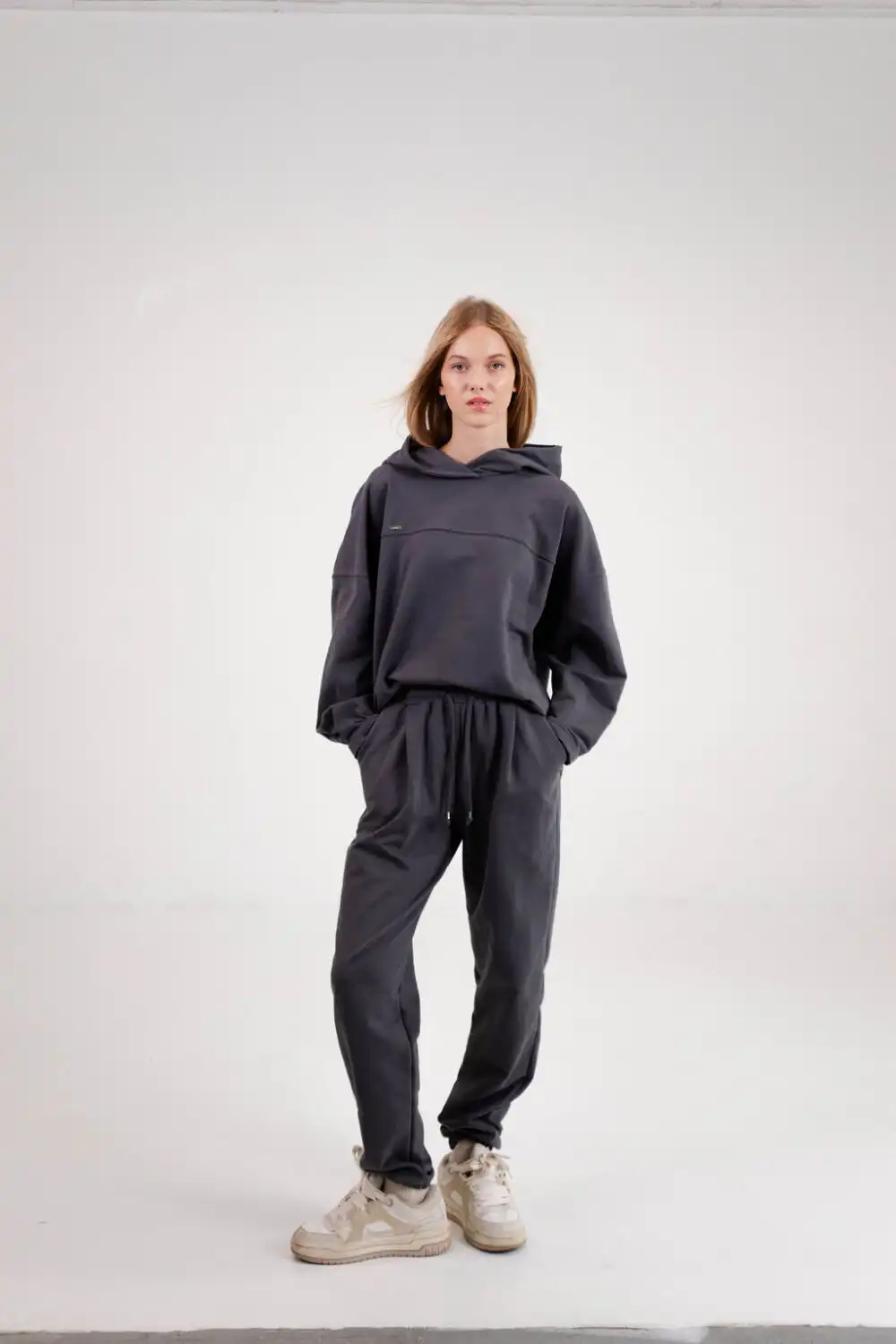 TRENERKA CASUAL DARK GREY - Slika 2