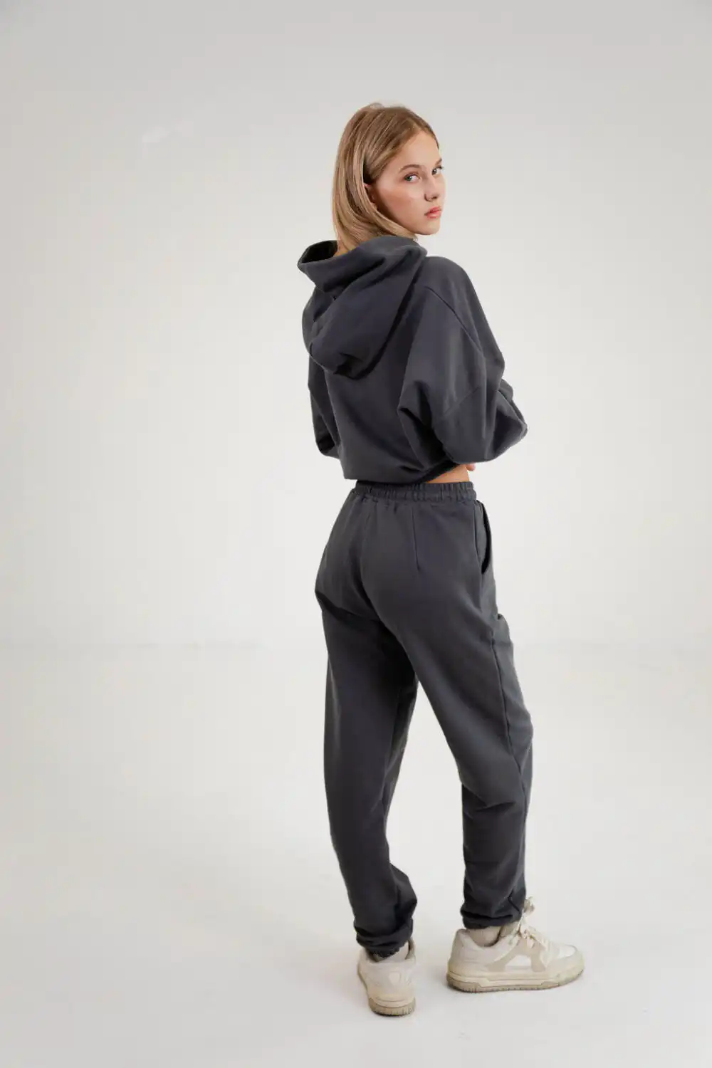 TRENERKA CASUAL DARK GREY - Slika 5