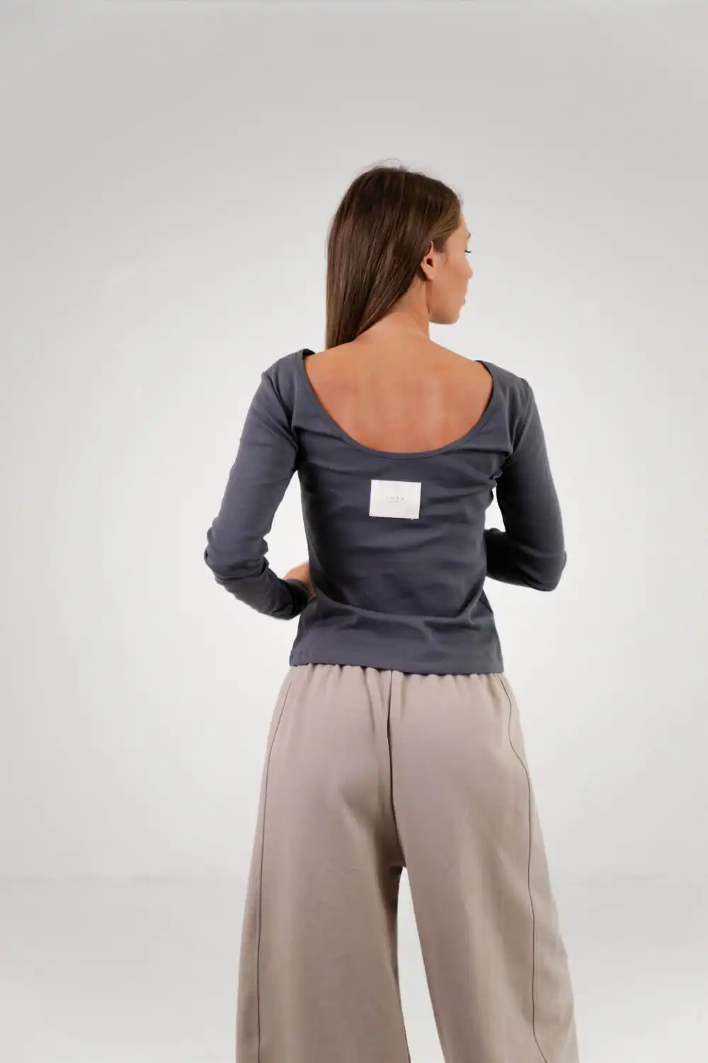 MAJICA ORGANIC NOA DARK GREY - Slika 6