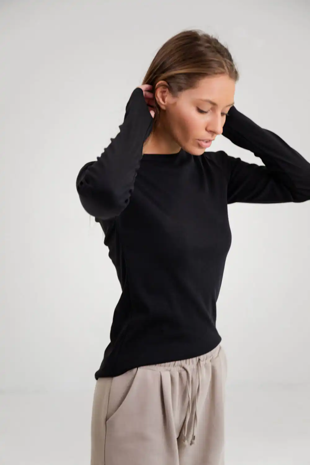 MAJICA BASIC BLACK - Slika 3