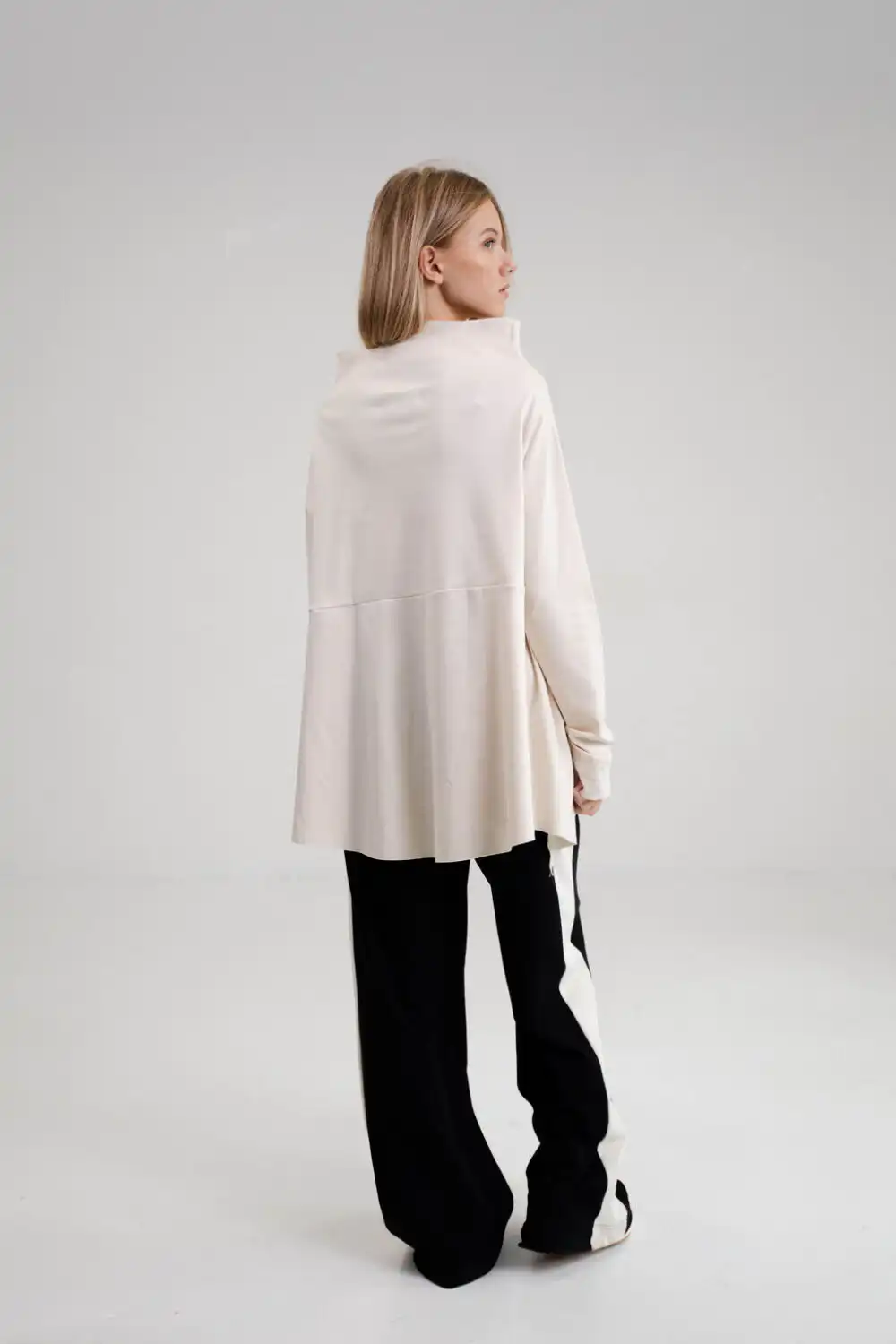 MAJICA NIA INTERLOCK OFF WHITE - Slika 2