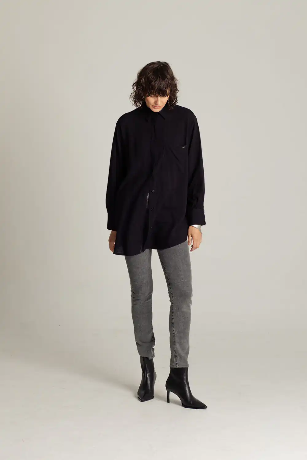 KOŠULJA OVERSIZED BLACK - Slika 3