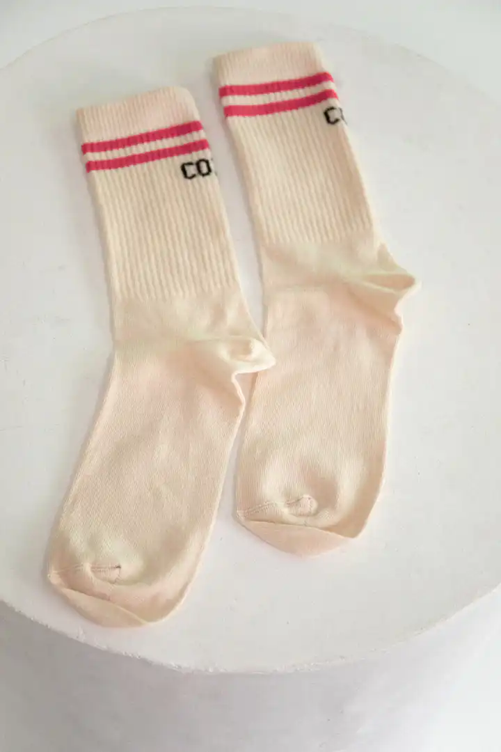 Čarape organic pink Stripe
