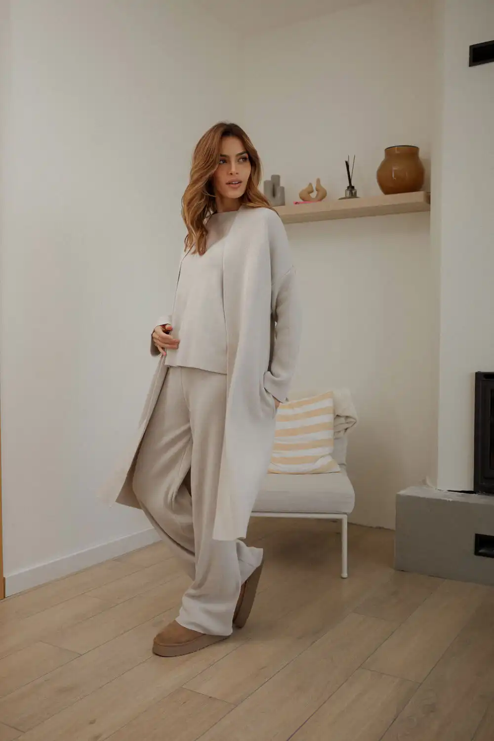 KARDIGAN KNITTED GREY - Slika 2