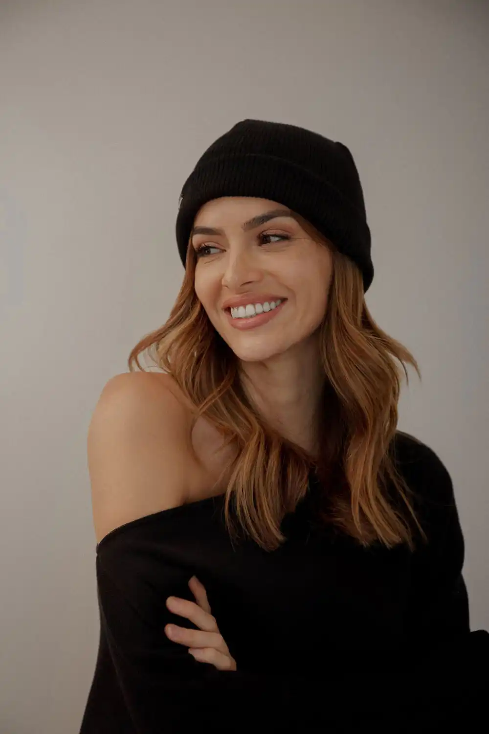 KAPA KNITTED BLACK - Slika 3