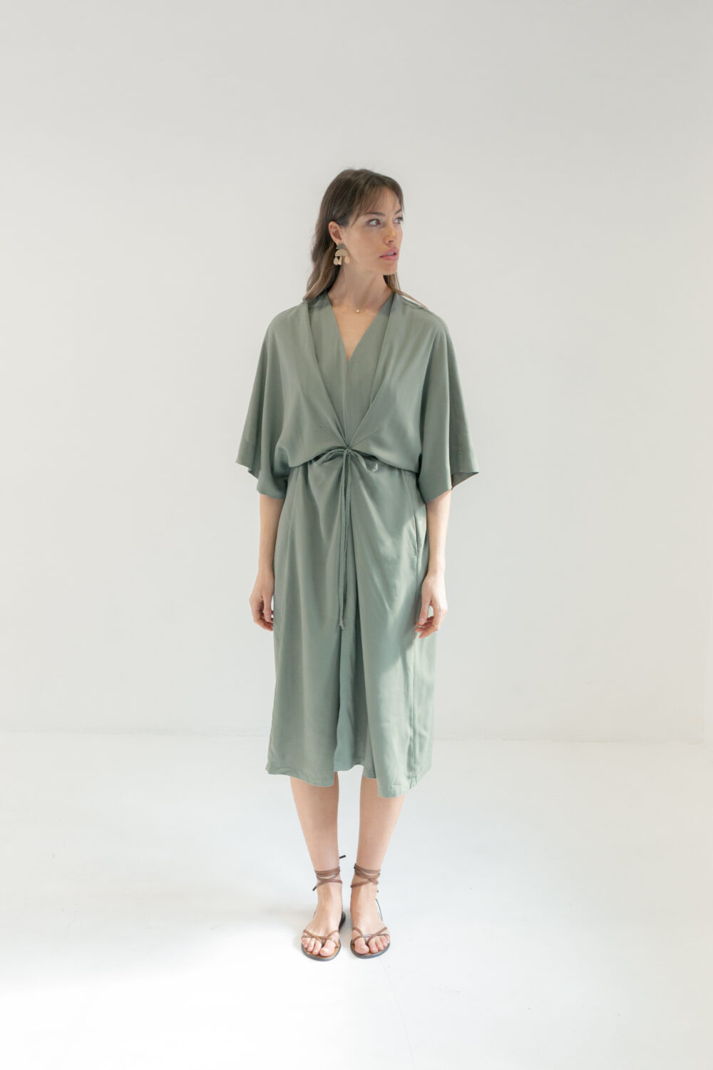 HALJINA KIMONO OLIVE - Slika 3